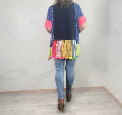 Colorful Skull Shirt Plus Size Top