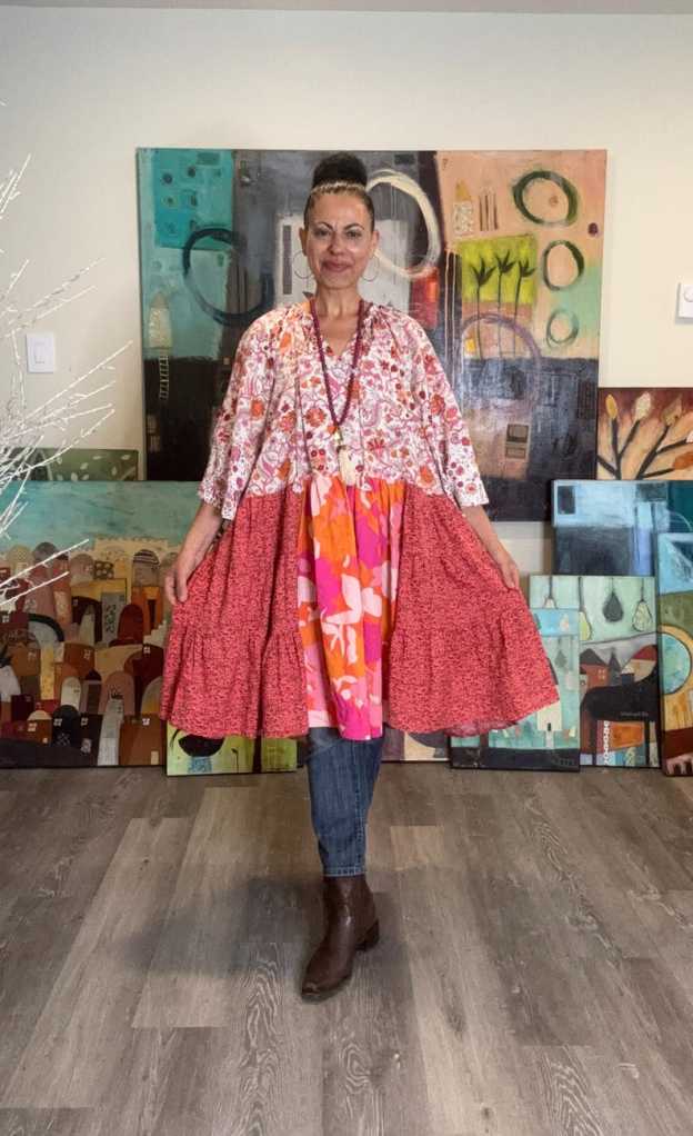 Romantic Floral Tunic