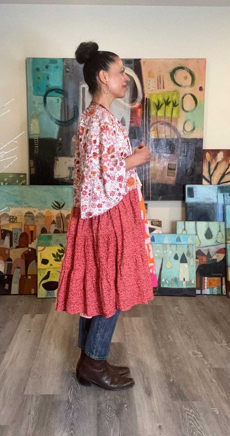 Romantic Floral Tunic