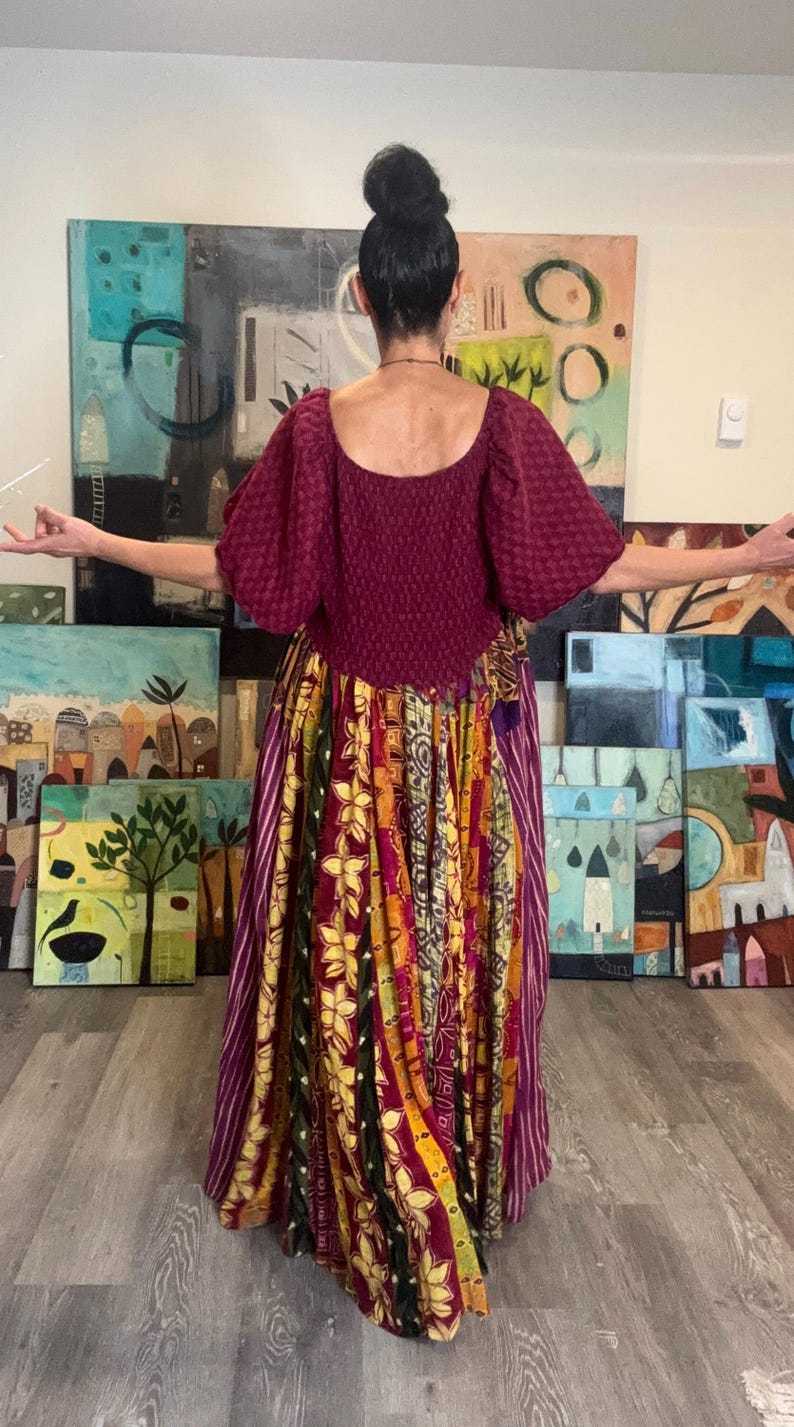 Colorful Bohemian Long Dress