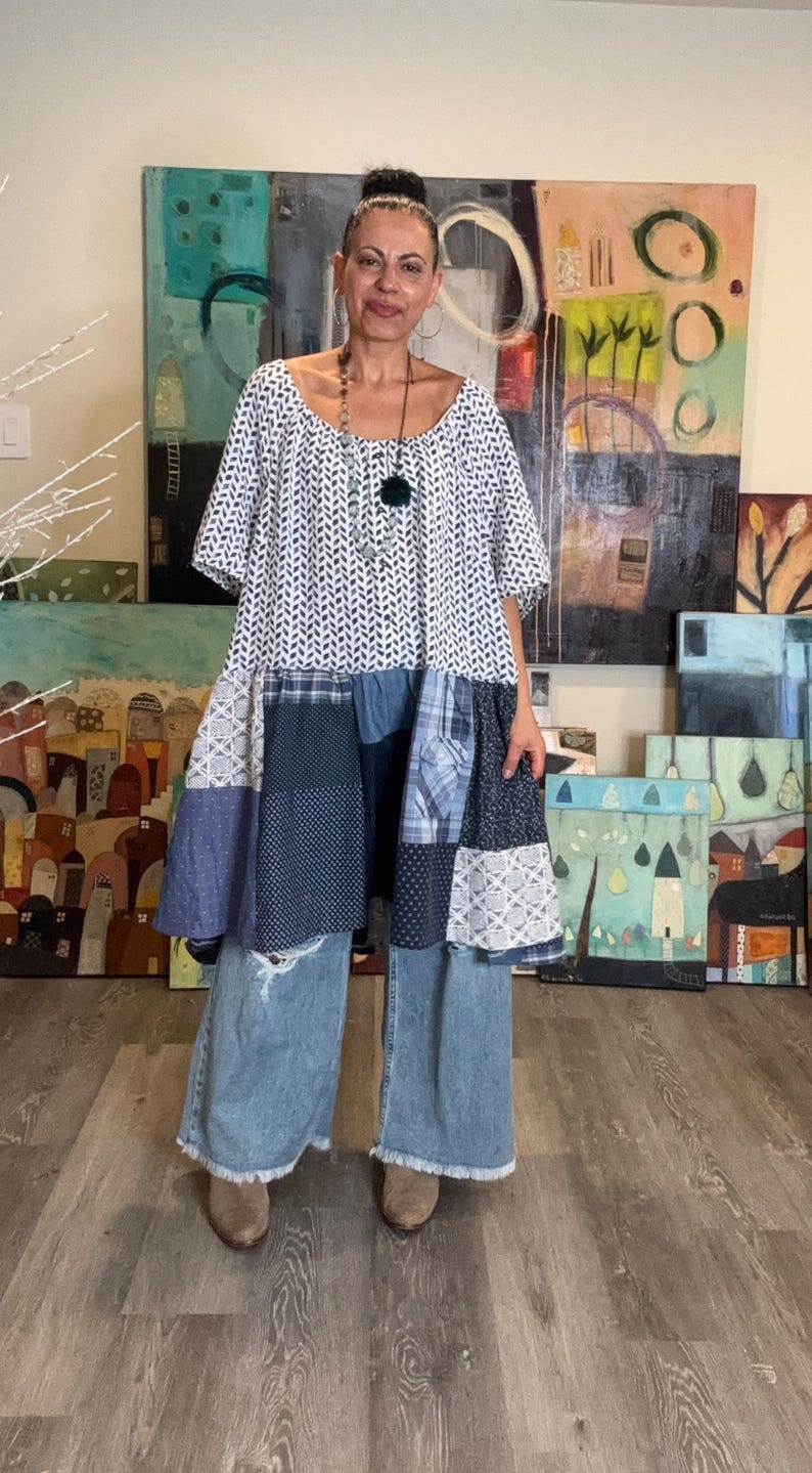 Farm Chic Loose Elegant Tunic