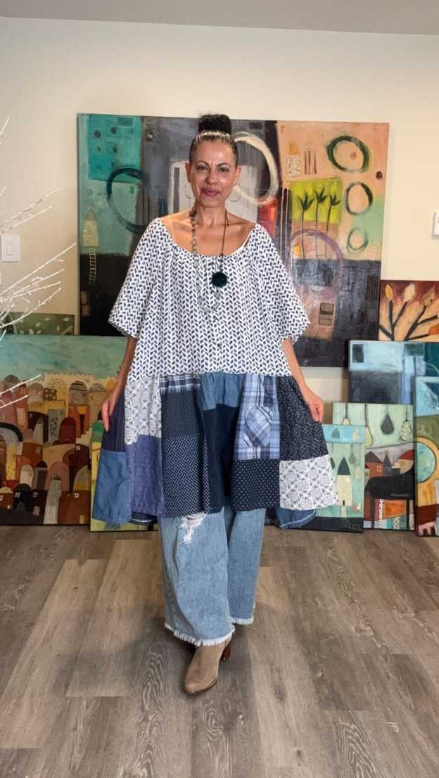 Farm Chic Loose Elegant Tunic