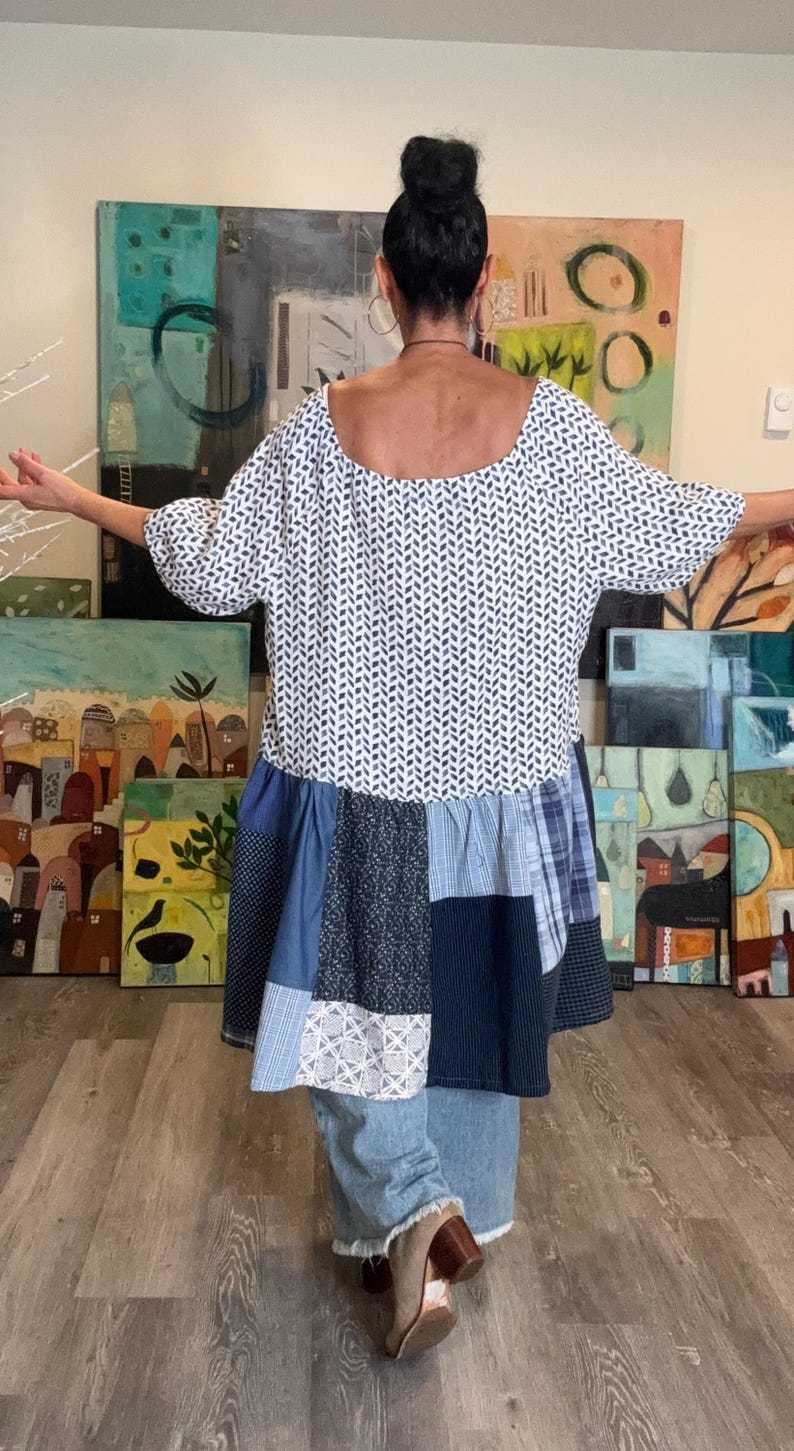 Farm Chic Loose Elegant Tunic