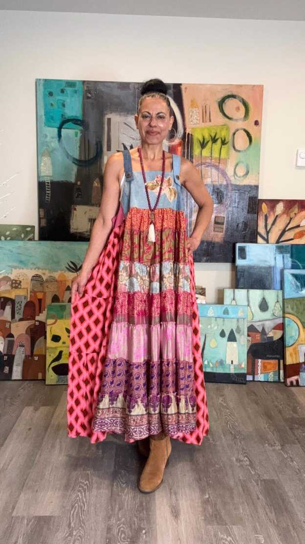 Patchwork Farm Chic Pinafore