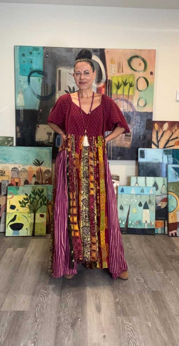 Colorful Bohemian Long Dress