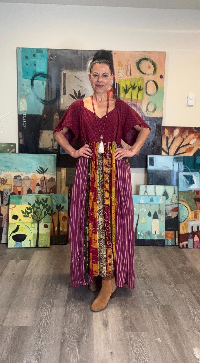 Colorful Bohemian Long Dress