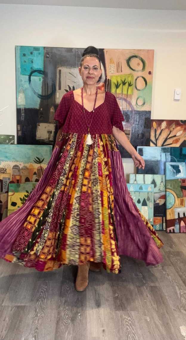 Colorful Bohemian Long Dress