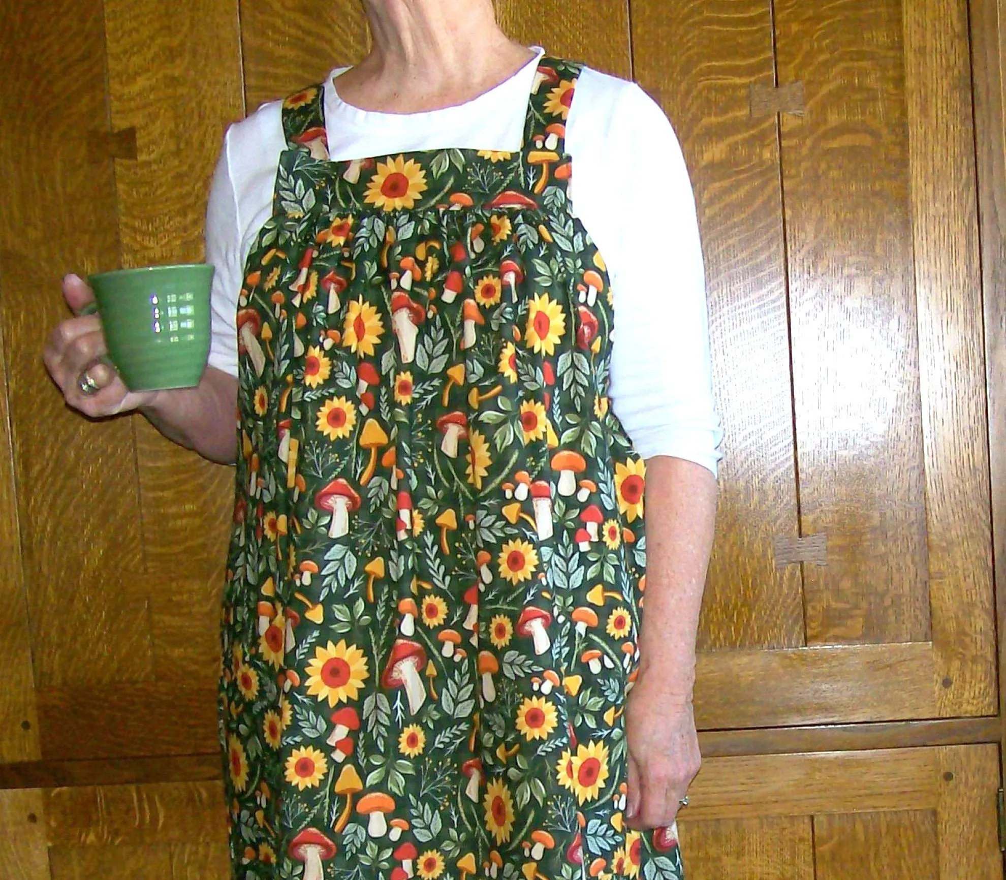 Forest Plants Loose Open Apron