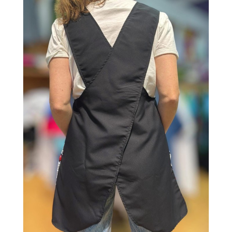 Bee Crush Full Print Cross Strap Apron