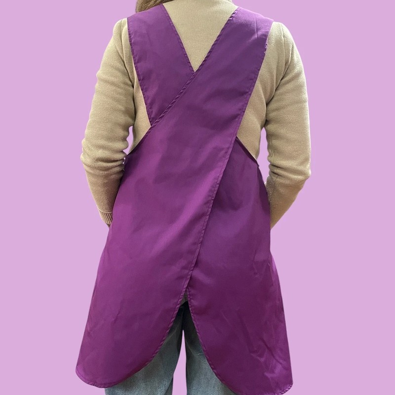 Dropped Puzzles Cross Strap Apron