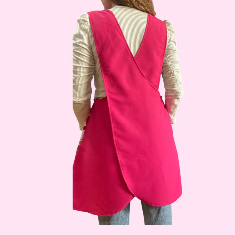 Pink Sweethearts Warmth Family Cross Strap Apron