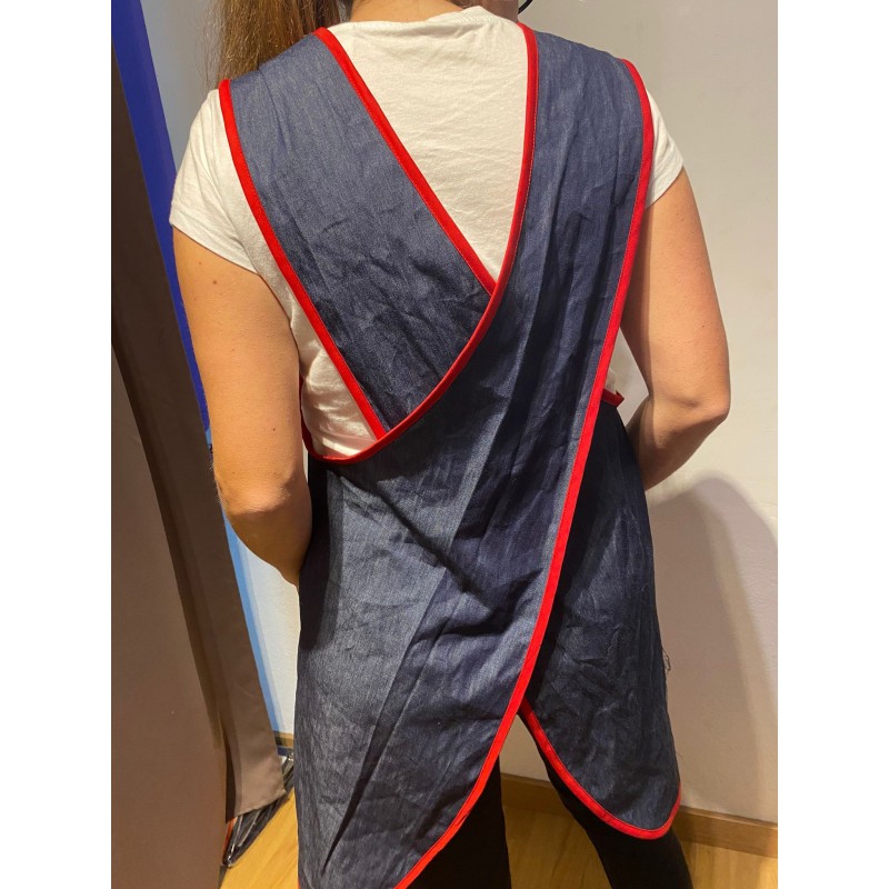 Rad Sun Rainbow Rain Cross Strap Apron