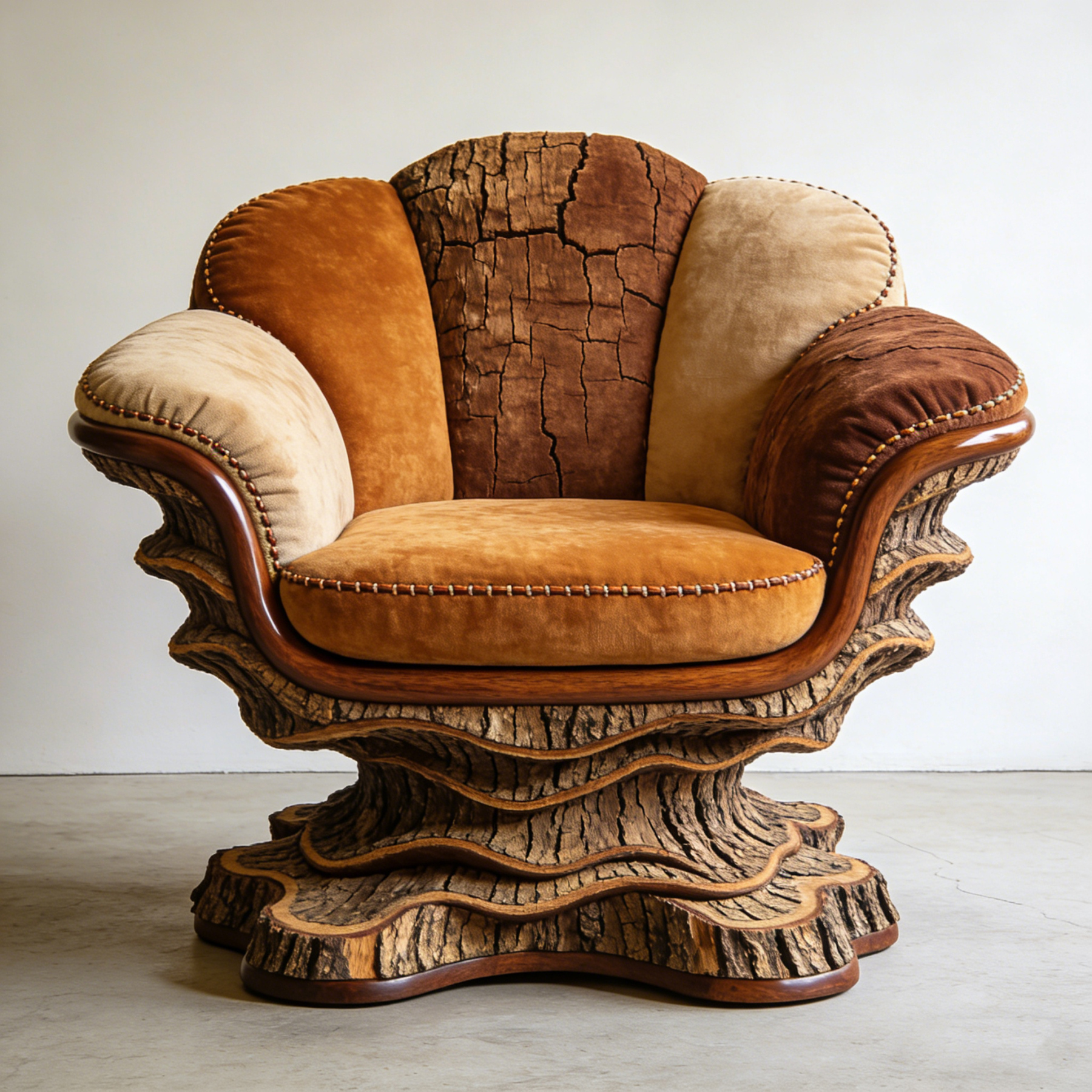 Earth Bark Art Chair