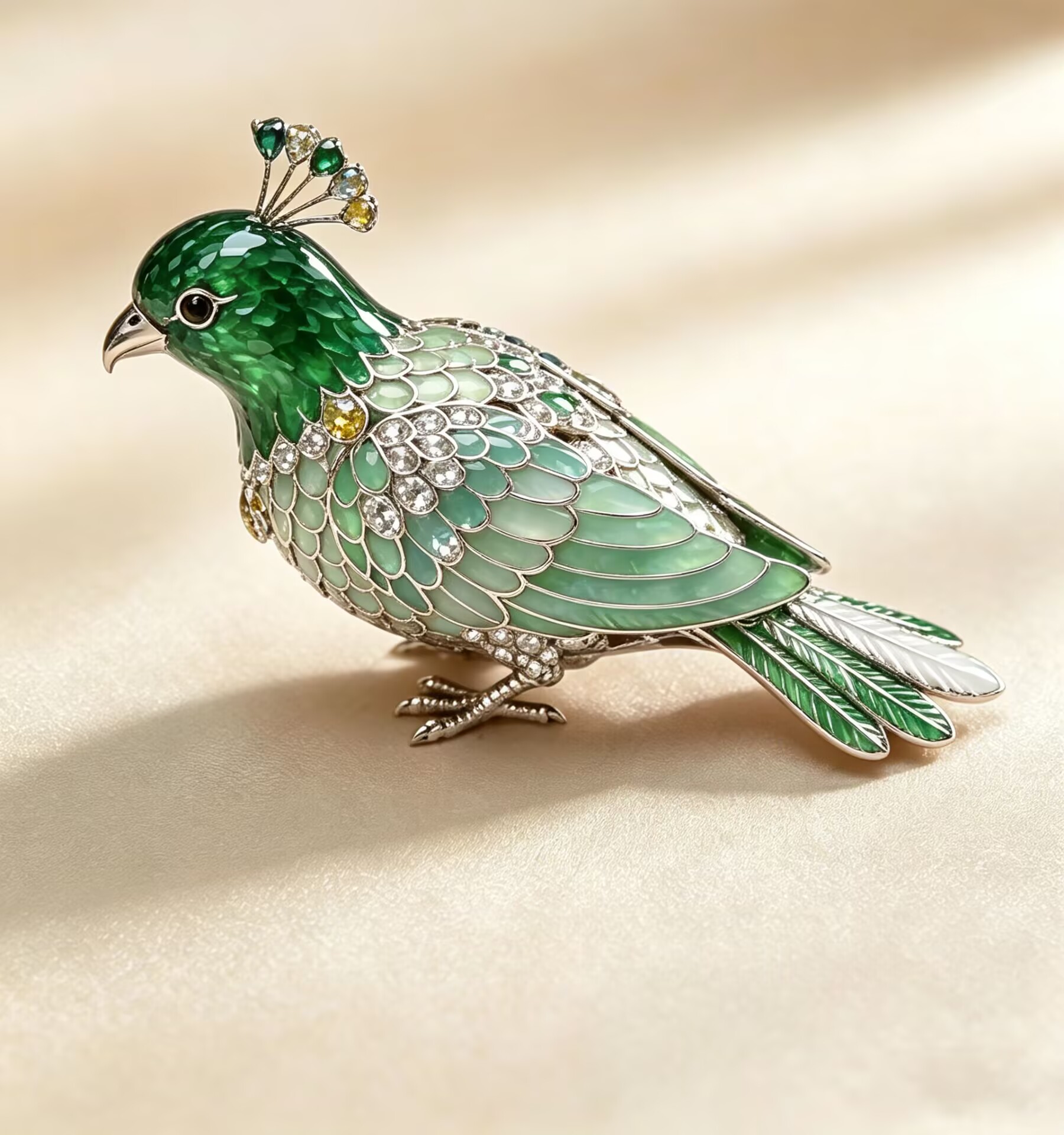 Doitava™ Peacock Bloom Jewelry Box