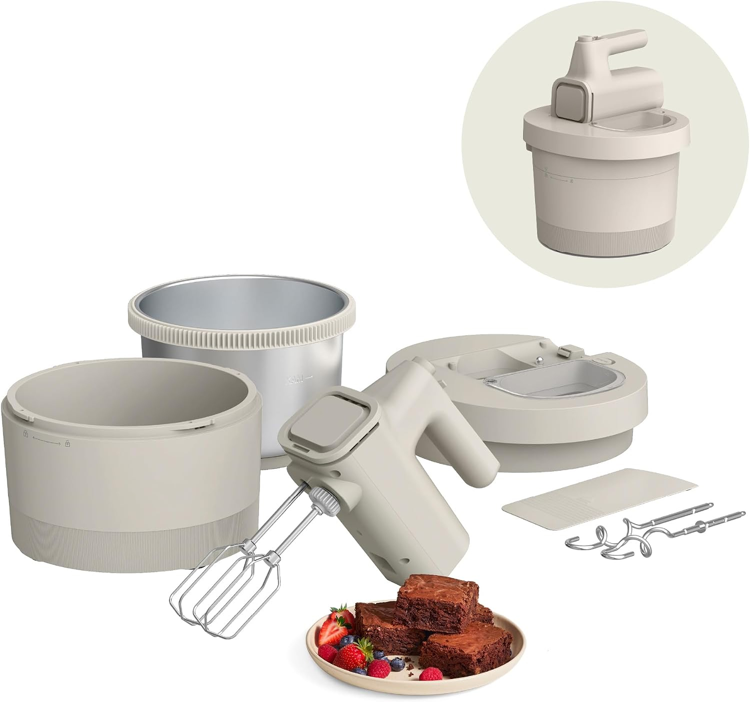 Multifunctional Handheld Mixer for Baking