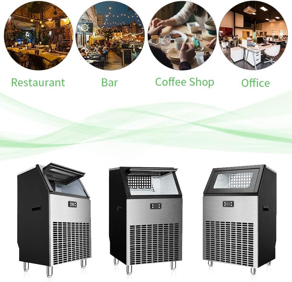 265LBS Freestanding Commercial Ice Maker