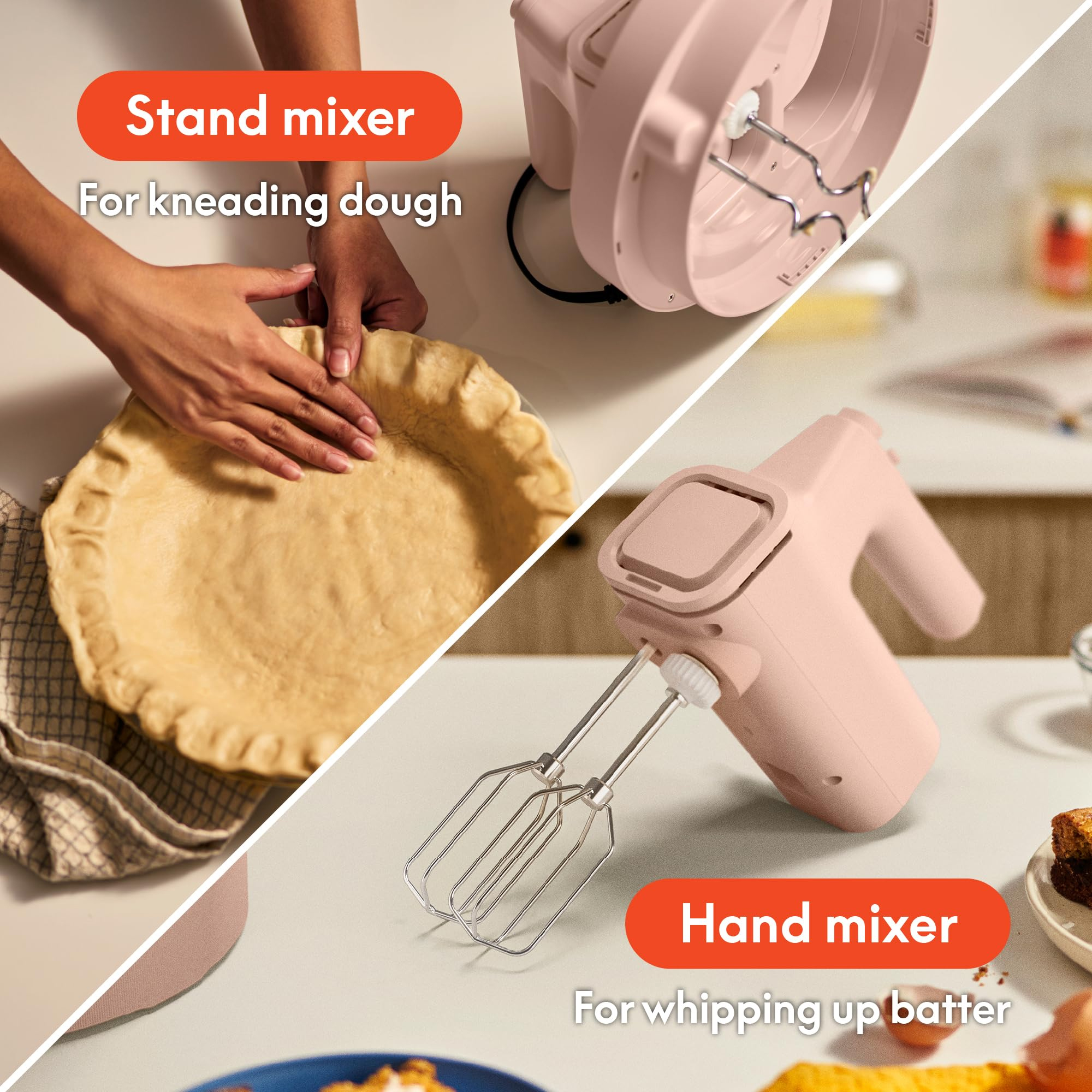 Multifunctional Handheld Mixer for Baking