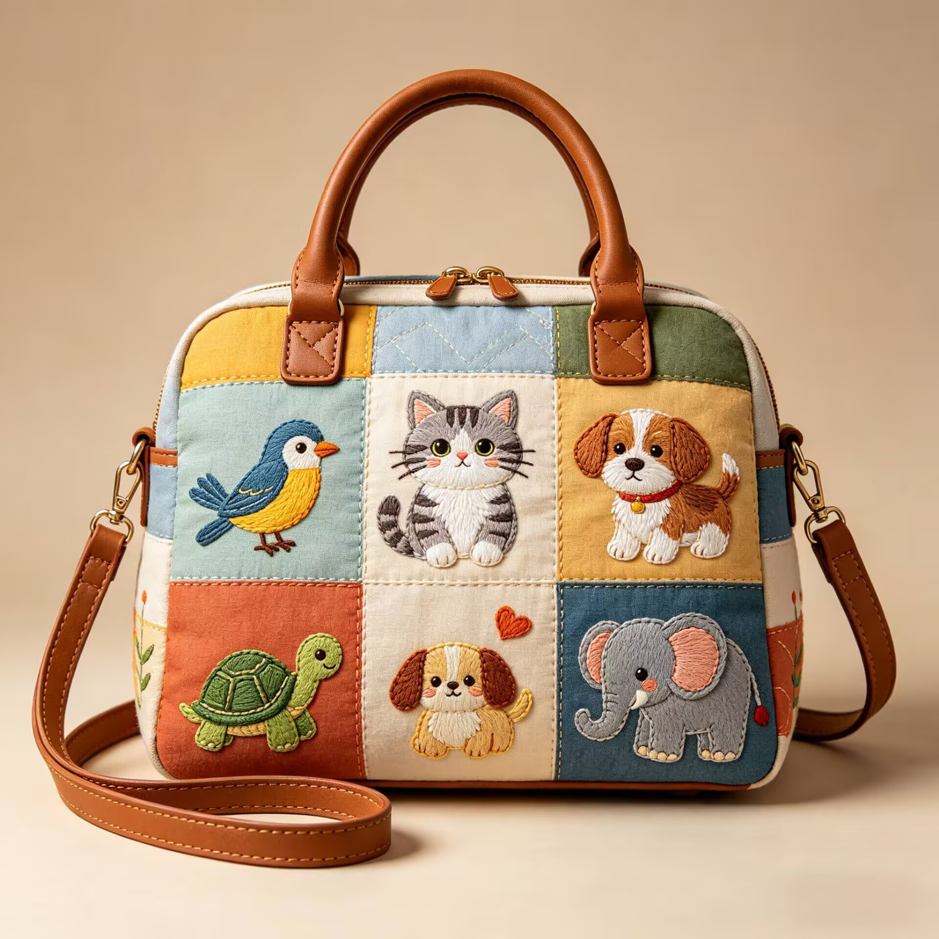 Six Friends Patchwork Bag