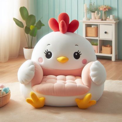 Children's Plush Chick Seat