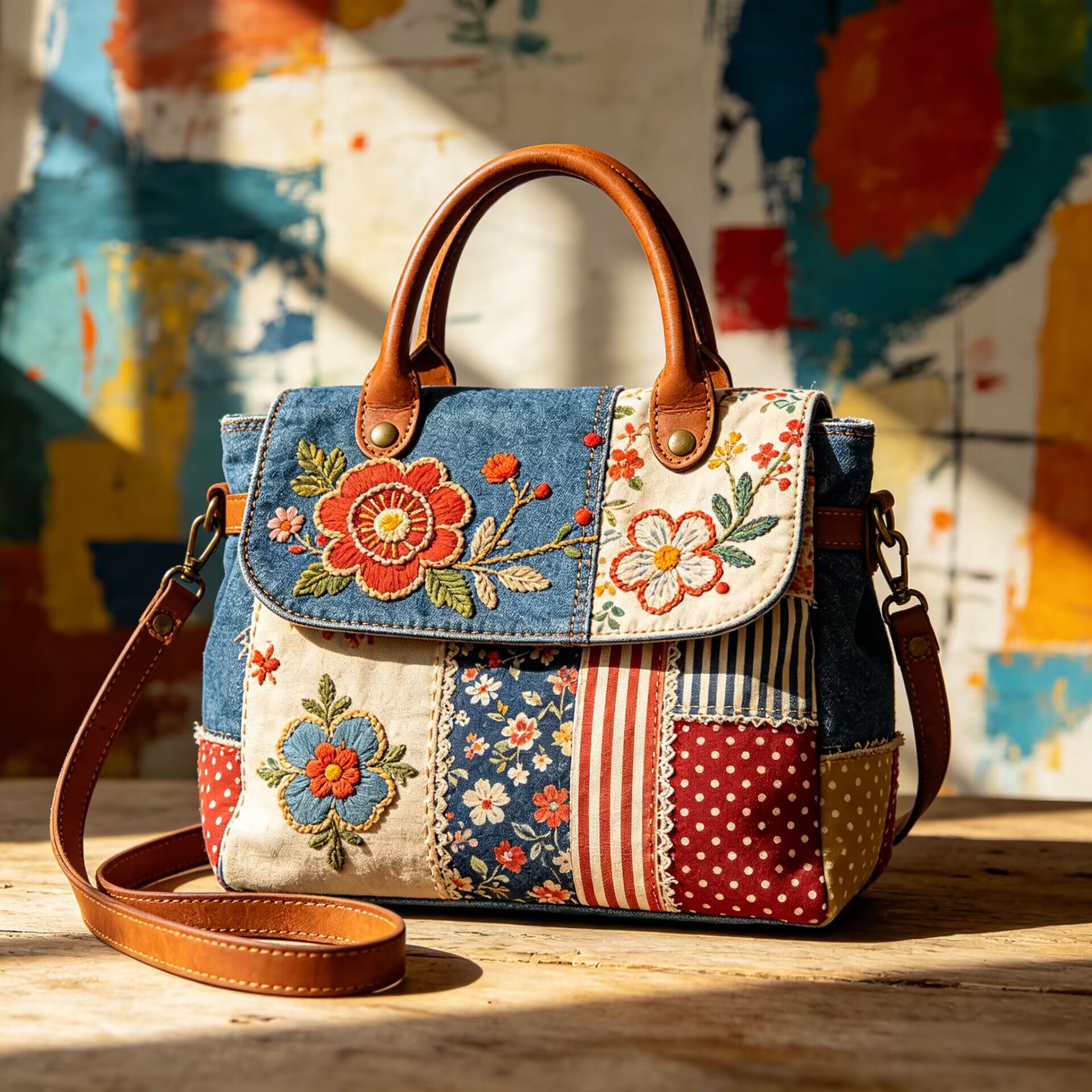 Blue Meadow Bloom Bag