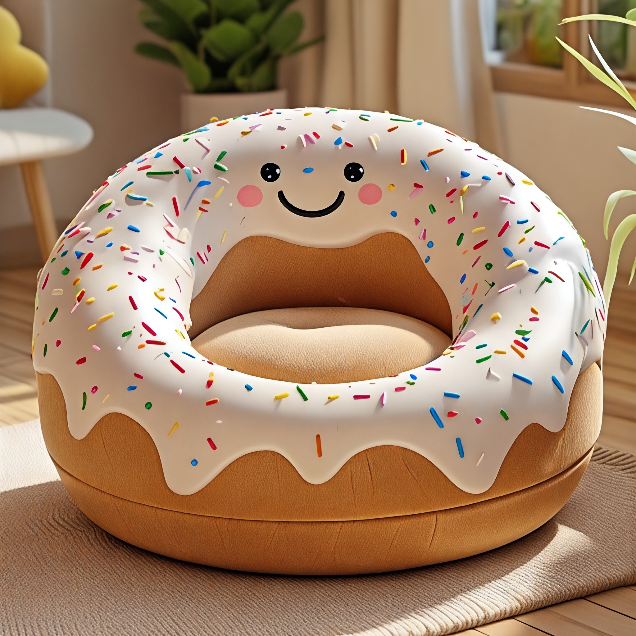 Donut Plush Chair