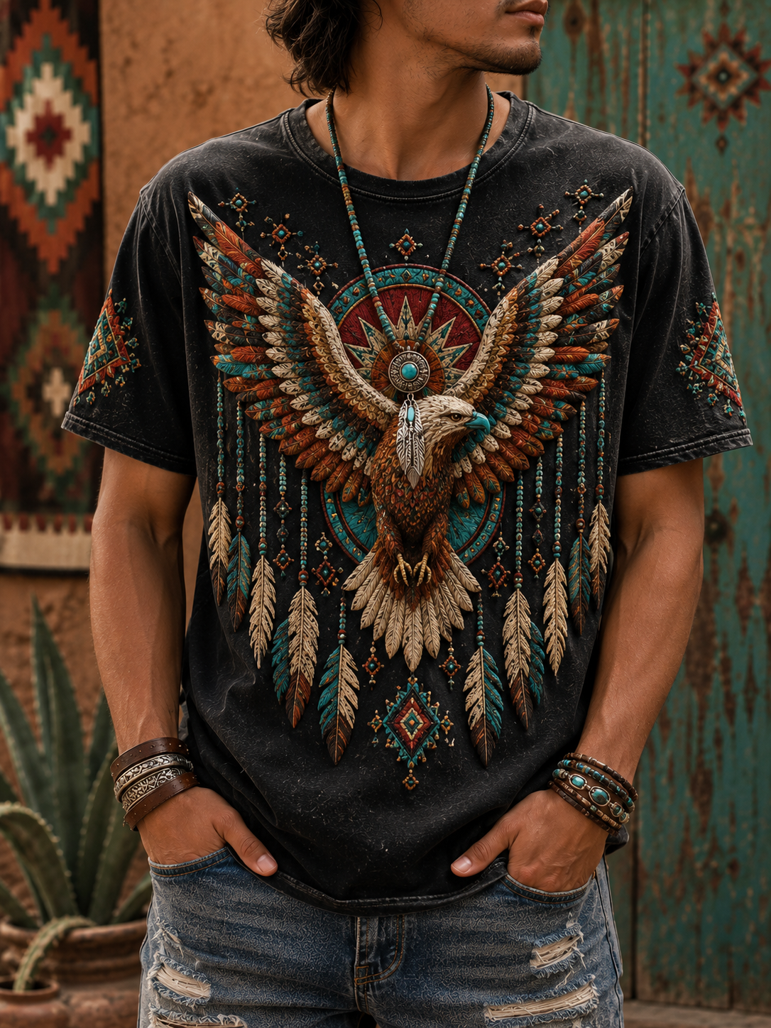 Tribal Eagle Totem Tee