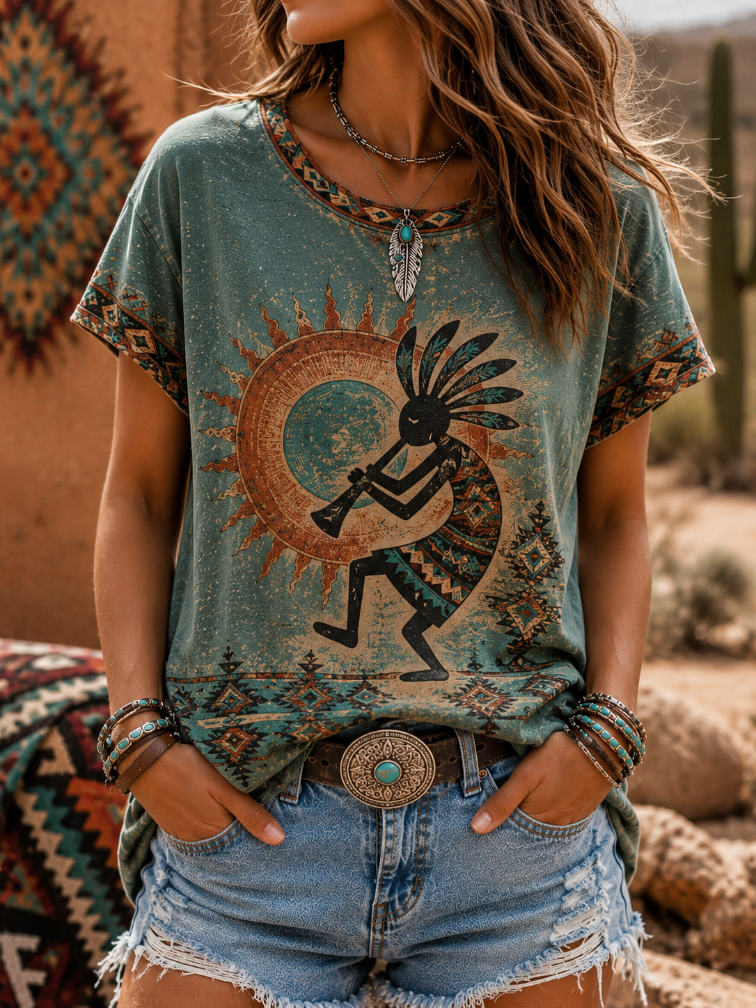 Sun Dance Kokopelli Tee