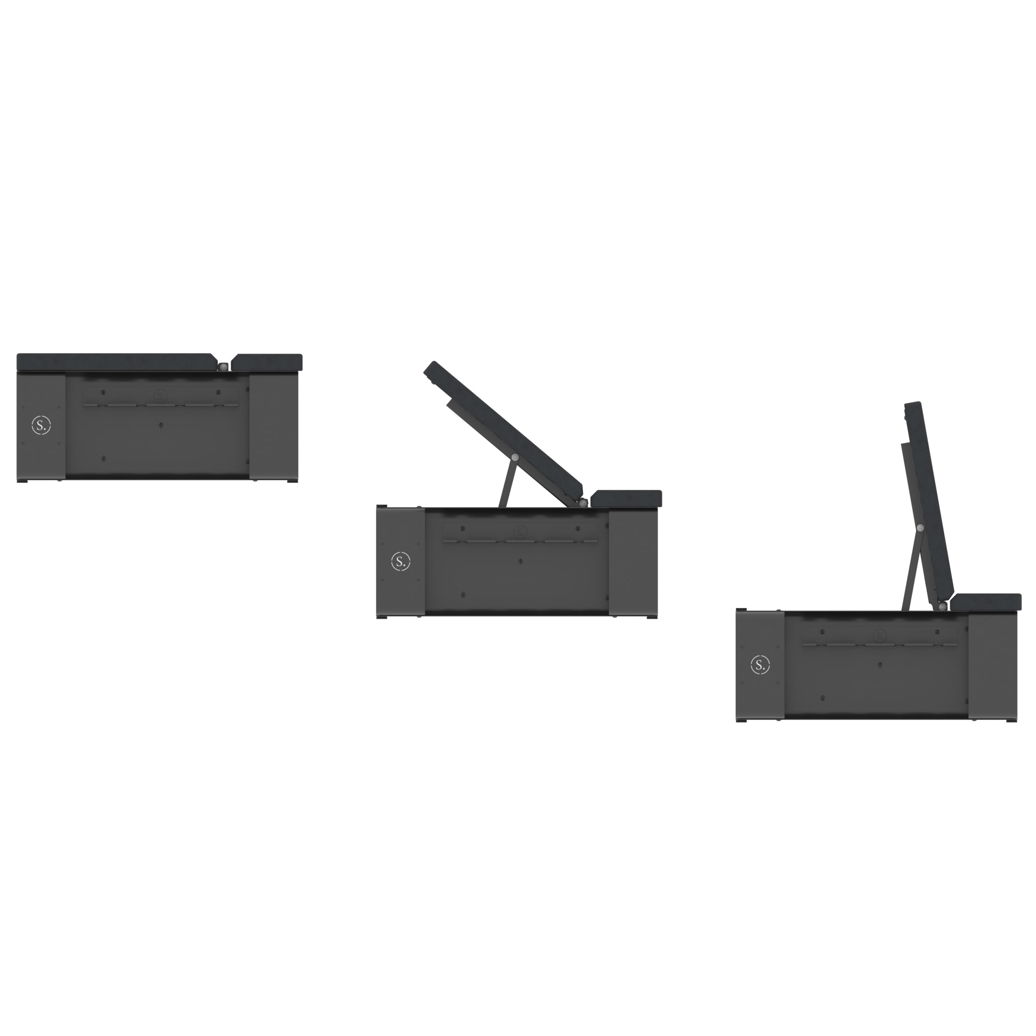 All-in-One Home Gym Bench with Built-In Weight Storage