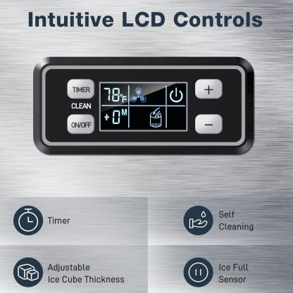 265LBS Freestanding Commercial Ice Maker