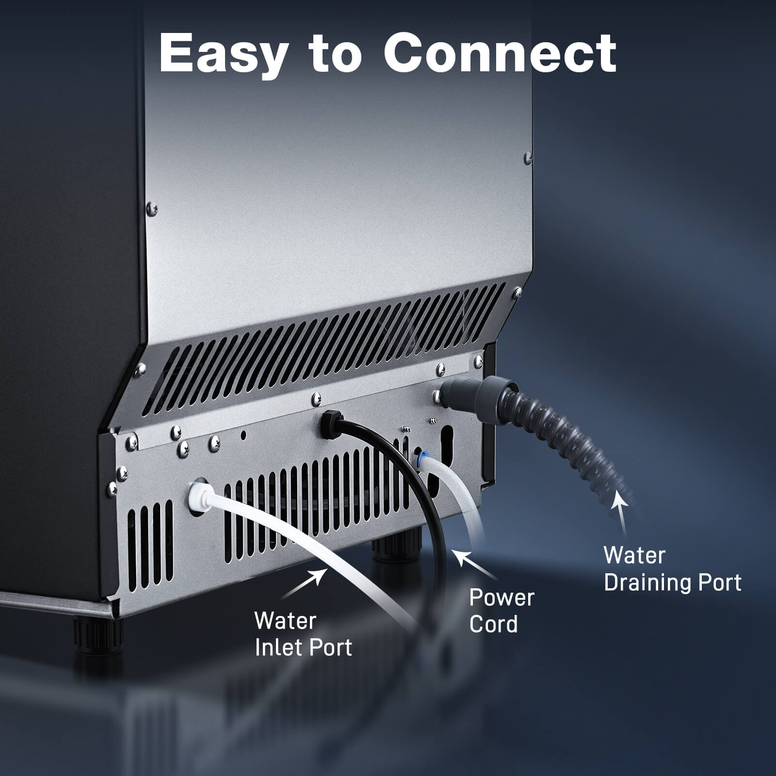 265LBS Freestanding Commercial Ice Maker