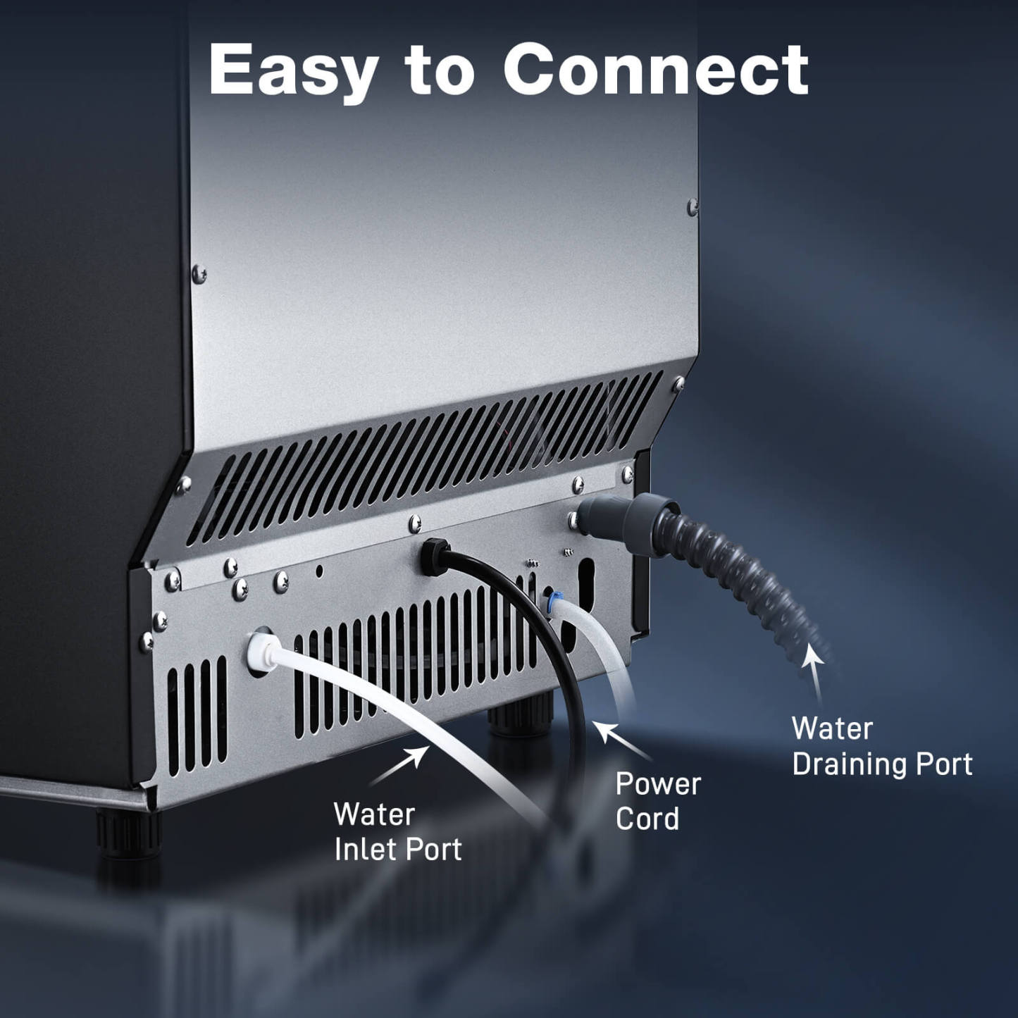 265LBS Freestanding Commercial Ice Maker