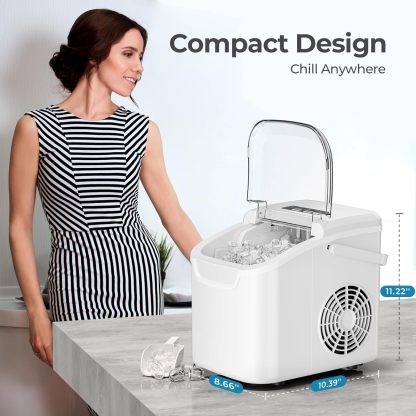 Countertop Ice Maker, 26 lbs/Day ice Production 58012RIM0