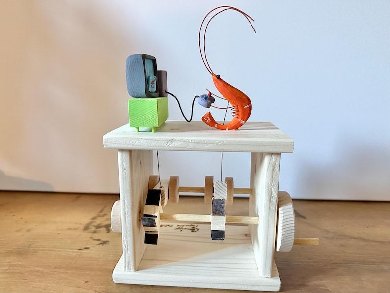 shrimp playing video games