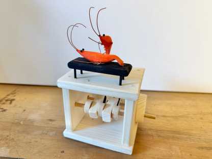 shrimp that gives massages