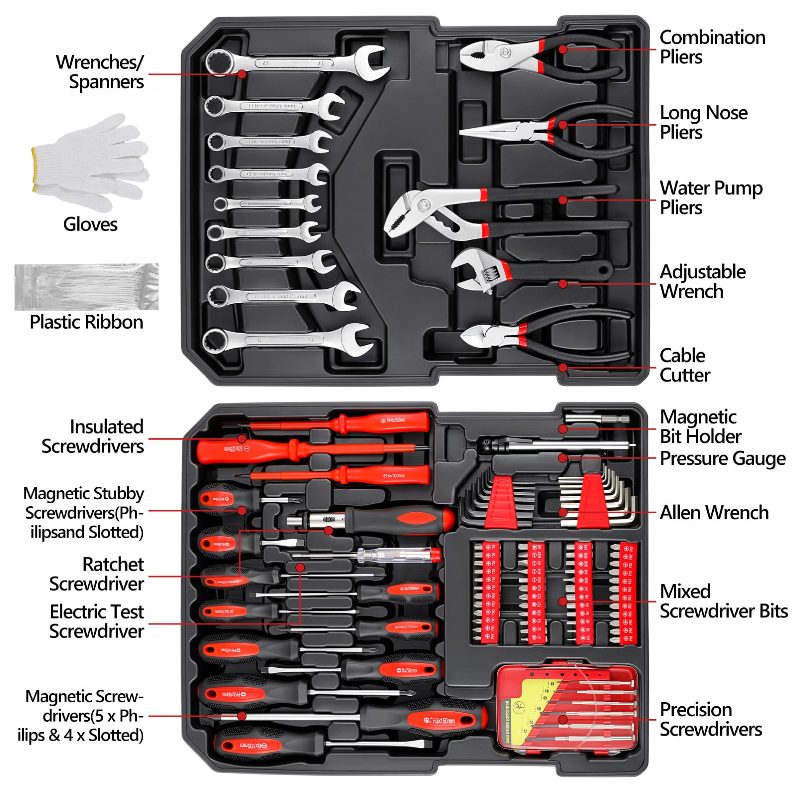 799-Piece Mechanic Tool Set with Rolling Tool Box