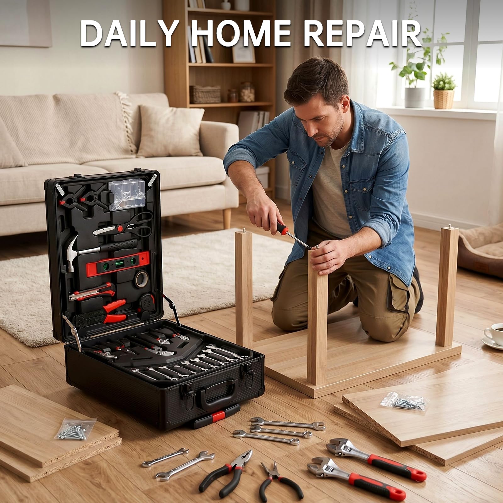 799-Piece Mechanic Tool Set with Rolling Tool Box