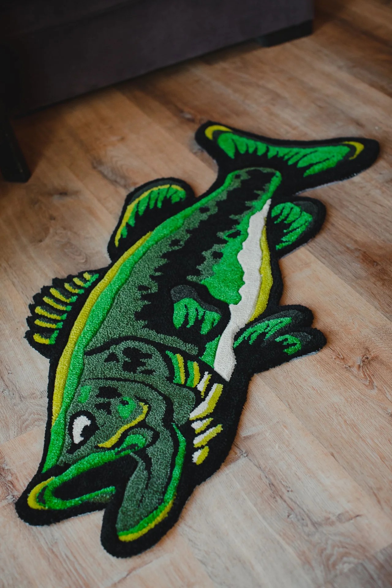 Big Lip Largemouth Bass Rug