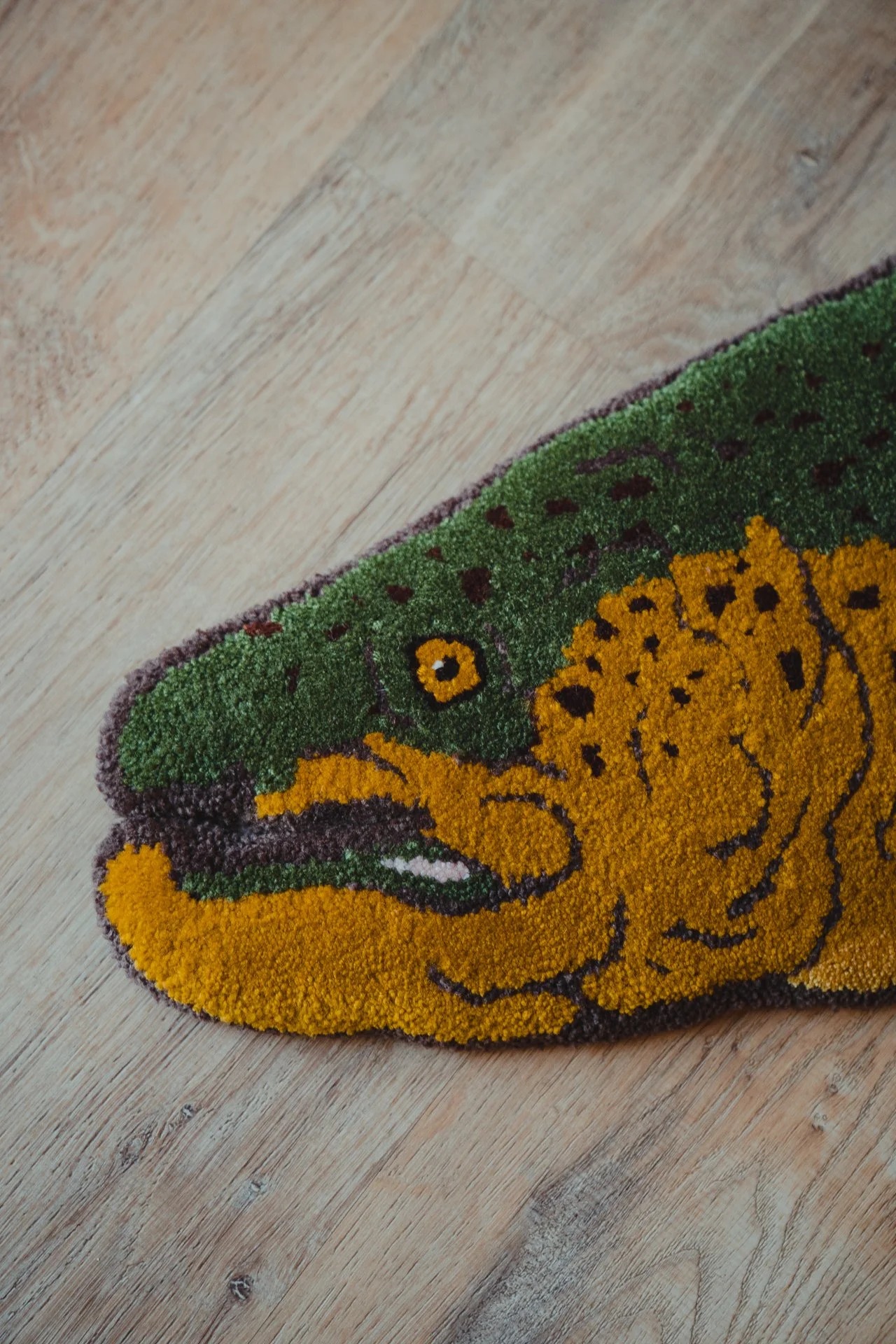 “Buttery Brown” Brown Trout Rug