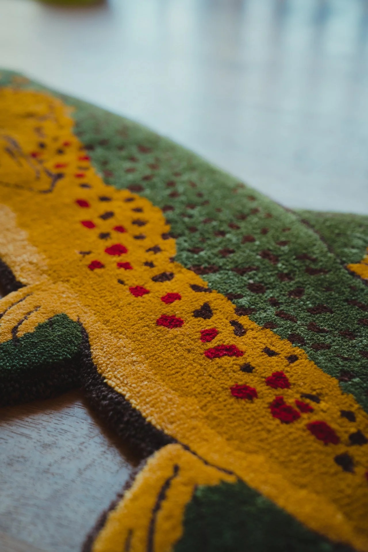 “Buttery Brown” Brown Trout Rug