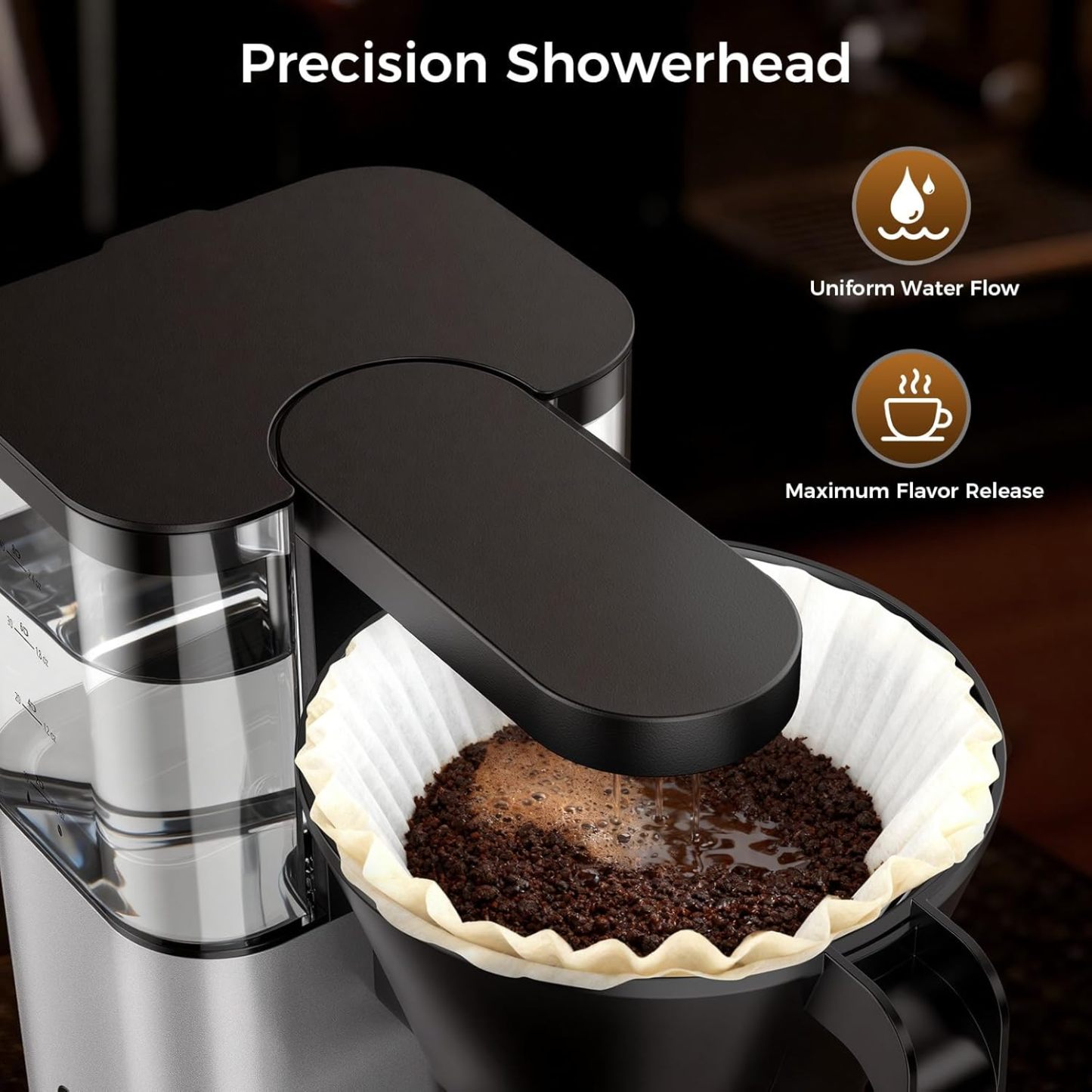 Kismile 8 Cup Drip Coffee Maker Machine 93125KCM0