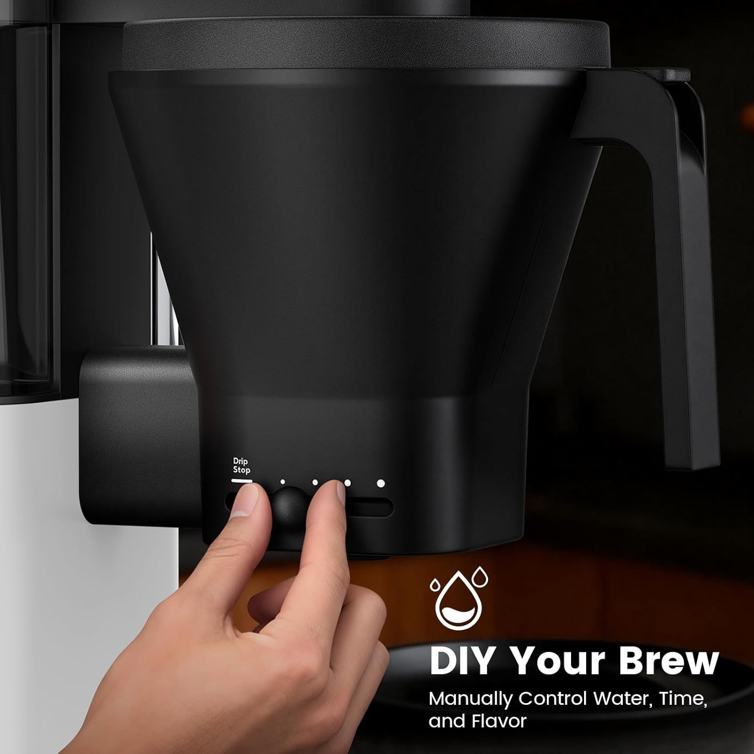 Kismile 8 Cup Drip Coffee Maker Machine 93125KCM0