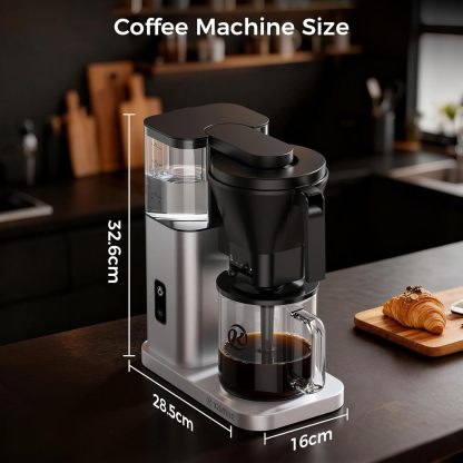 Kismile 8 Cup Drip Coffee Maker Machine 93125KCM0