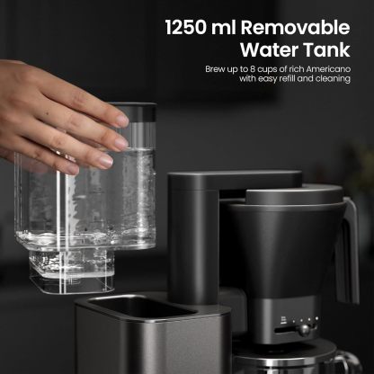 Kismile 8 Cup Drip Coffee Maker Machine 93125KCM0