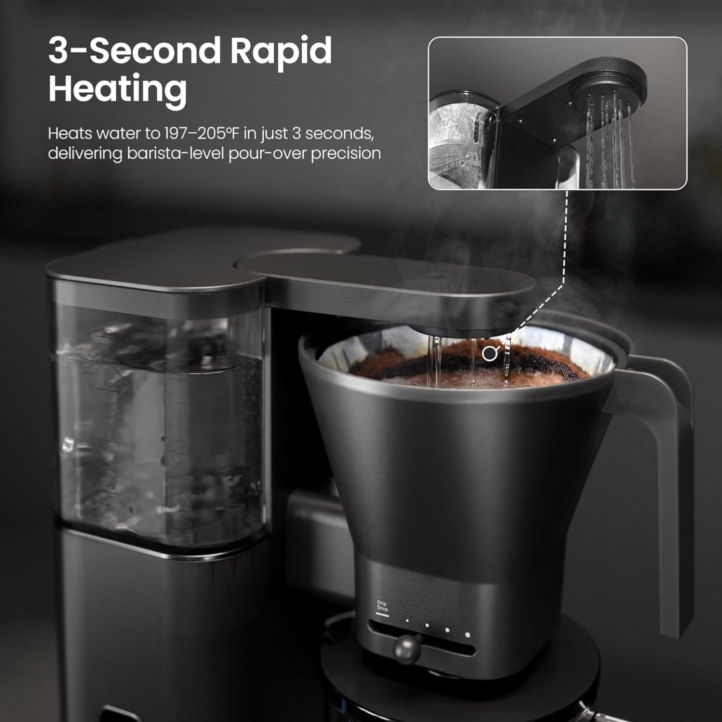 Kismile 8 Cup Drip Coffee Maker Machine 93125KCM0