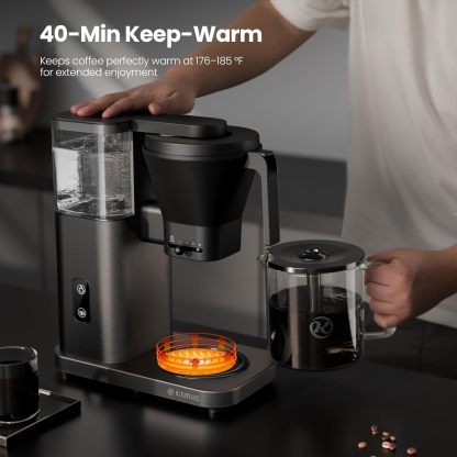 Kismile 8 Cup Drip Coffee Maker Machine 93125KCM0