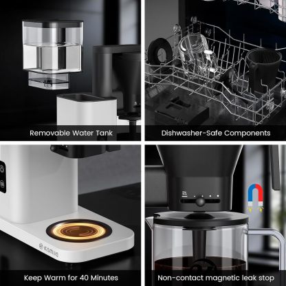 Kismile 8 Cup Drip Coffee Maker Machine 93125KCM0