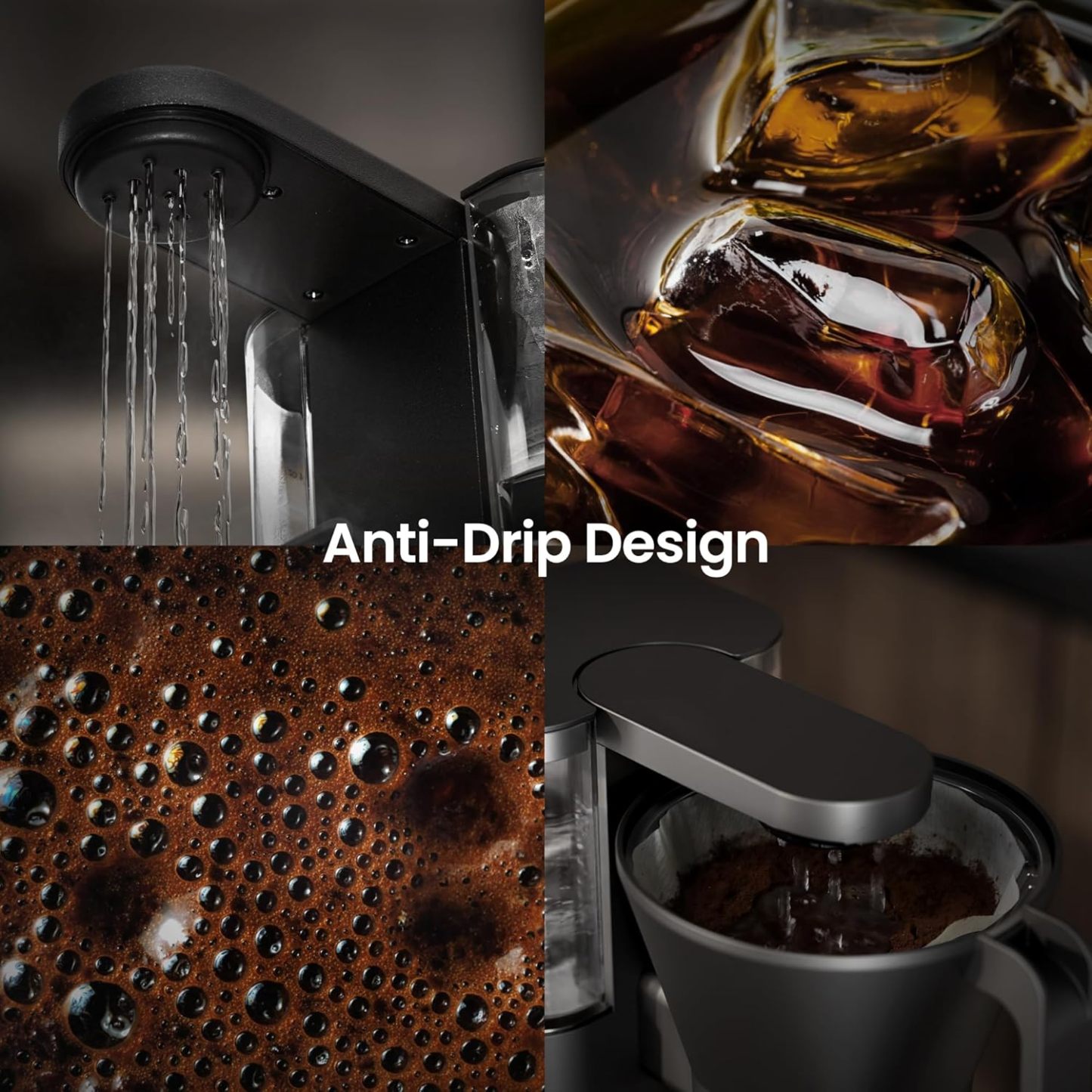 Kismile 8 Cup Drip Coffee Maker Machine 93125KCM0