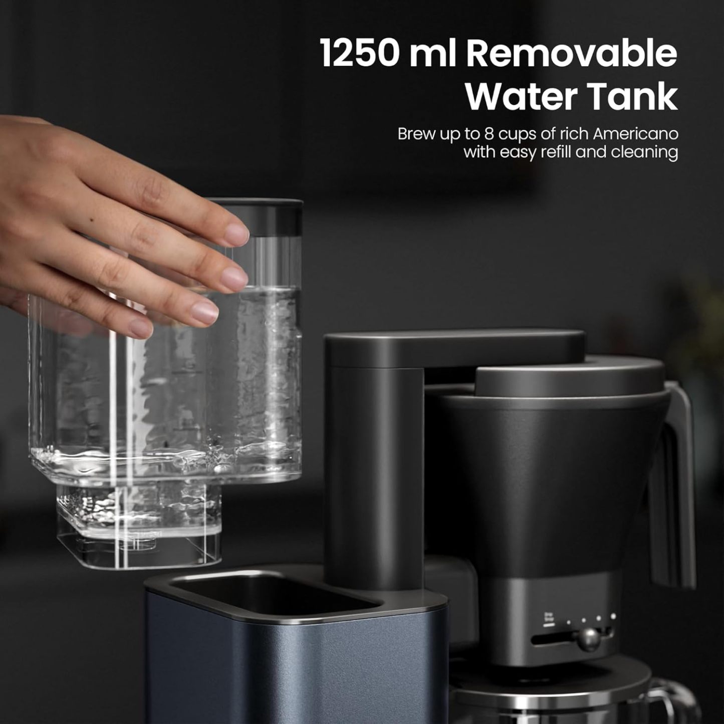 Kismile 8 Cup Drip Coffee Maker Machine 93125KCM0