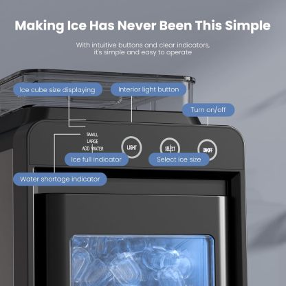 Kismile Ice Makers Countertop 58212RIM0