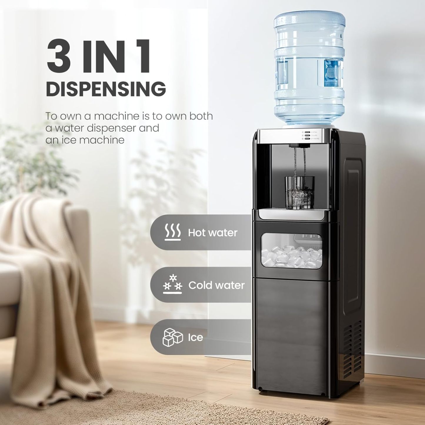 Water Cooler Dispenser with Ice Maker WD5815